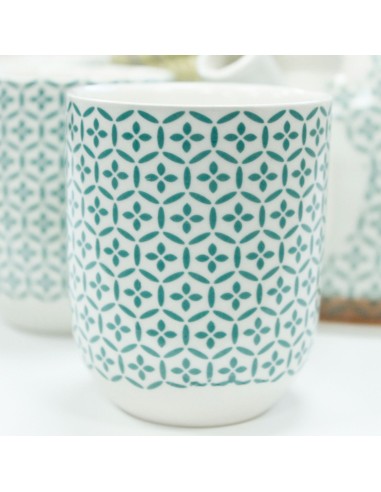 Service à thé – Mosaïque verte