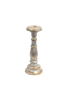 Petit chandelier décoratif – Or blanc