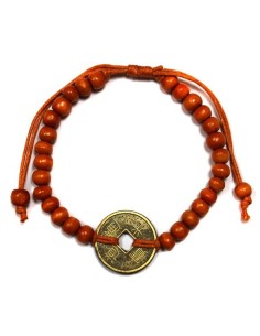 Bracelet Feng Shui porte-chance – Énergie orangée