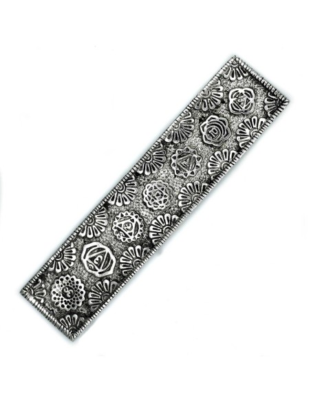 Porte?encens long Chakra – Aluminium poli