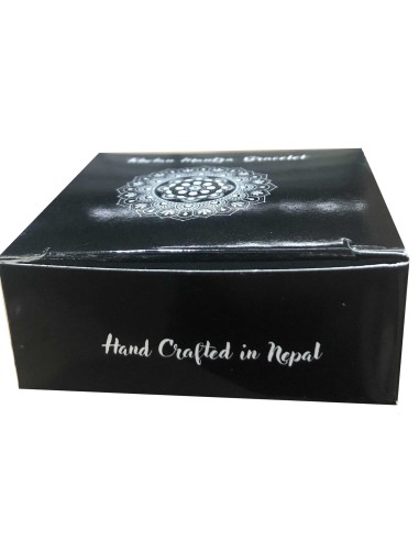 Bracelet tibétain en laiton – Cinq Bouddhas protecteurs