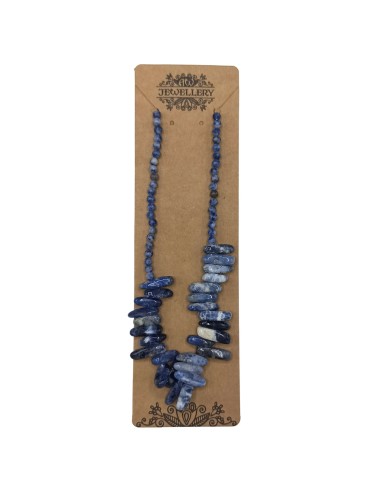 Collier Longstone en sodalite – Clarté intérieure