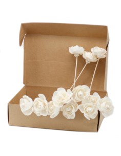 Diffuseur décoratif à fleurs naturelles – Rose