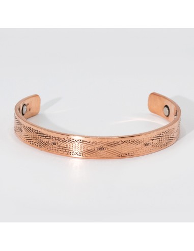 Bracelet masculin en cuivre magnétique – Force intérieure
