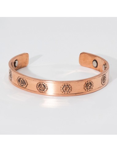 Bracelet masculin en cuivre magnétique – Force intérieure