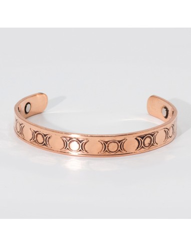 Bracelet masculin en cuivre magnétique – Force intérieure