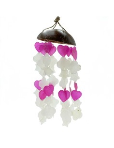 Carillon de vent coco & capiz – Douce harmonie