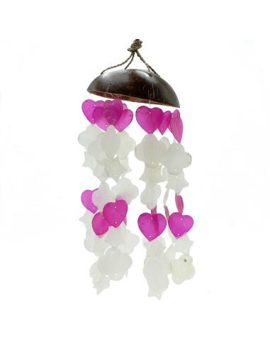 Carillon de vent coco & capiz – Douce harmonie