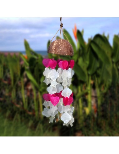 Carillon de vent coco & capiz – Douce harmonie