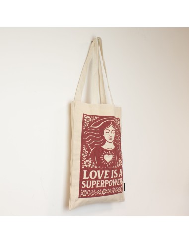 Sac tote Nomad Sari iconique – «?L’amour est un super?pouvoir?»