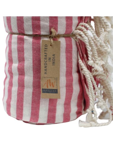 Serviette?paréo en coton – Rose chaud