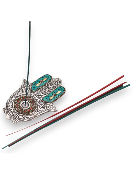Petit porte?encens Hamsa – Vert