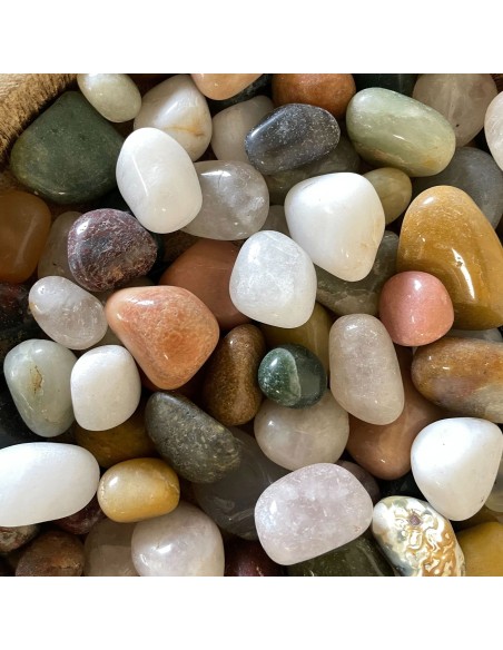 Pierres d’agate mélangées – Harmonie naturelle