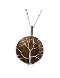 Collier Arbre de Vie en œil de tigre – Confiance