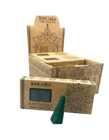 Cônes pyramidaux Banjara Smudge – Patchouli