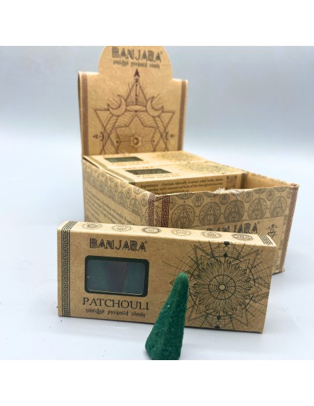 Cônes pyramidaux Banjara Smudge – Patchouli