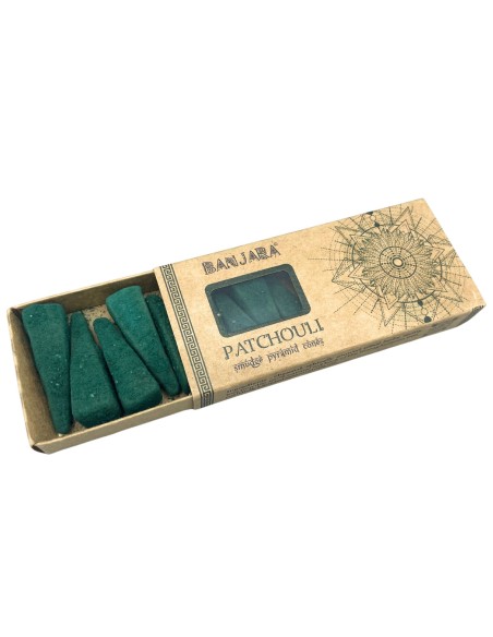 Cônes pyramidaux Banjara Smudge – Patchouli