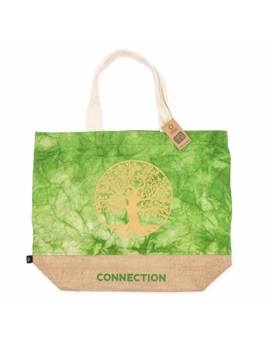 Sac naturel en coton – Arbre de Vie «?Connexion?»