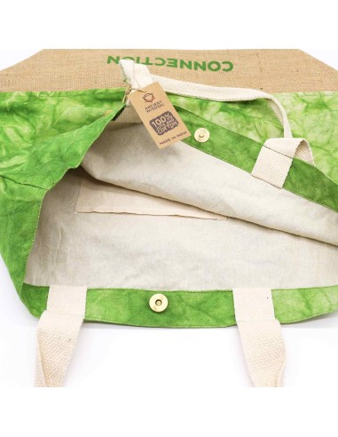 Sac naturel en coton – Arbre de Vie «?Connexion?»