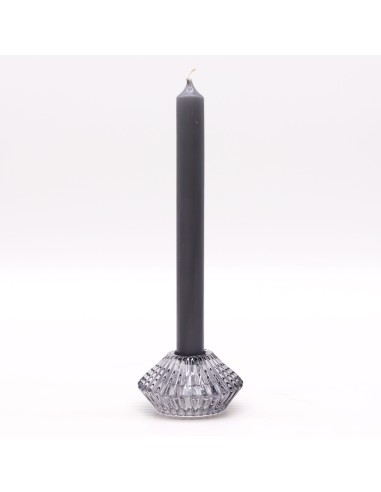 Photophore fleur réversible – Gris minuit