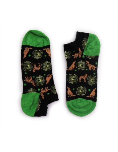 Chaussettes basses en bambou Hop Hare – Moonlight Wolves (S/M)