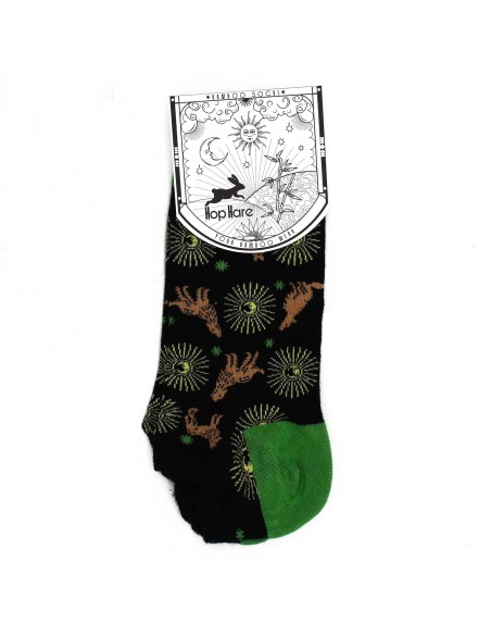 Chaussettes basses en bambou Hop Hare – Moonlight Wolves (S/M)