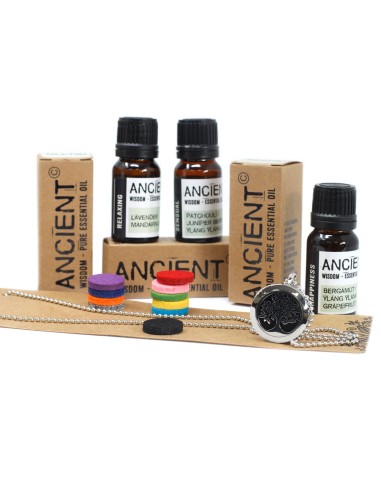 Diffuseur aromathérapie Arbre de Vie – Coffret zen