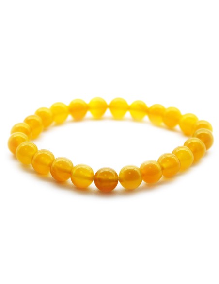Bracelet énergétique en cristal de miel – Vitalité