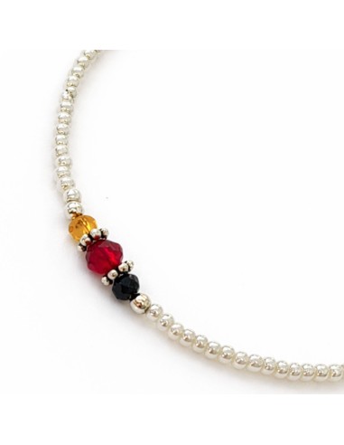 Bracelet népalais perles fines – Pureté zen
