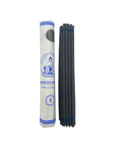 Encens tibétain premium roulé – Bouddha de la Médecine (30 bâtonnets)