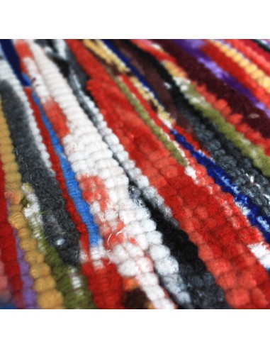 Petit tapis chiffon artisanal – Esprit zen