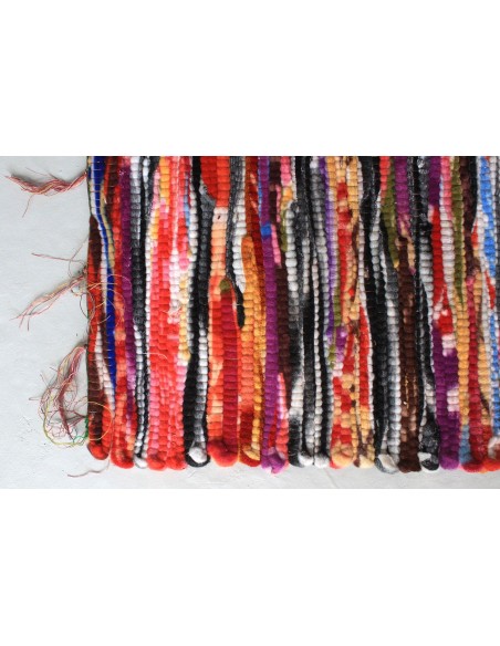 Petit tapis chiffon artisanal – Esprit zen
