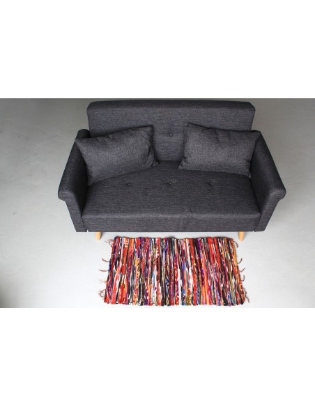 Petit tapis chiffon artisanal – Esprit zen