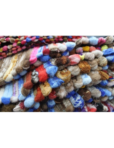 Petit tapis chiffon artisanal – Esprit zen