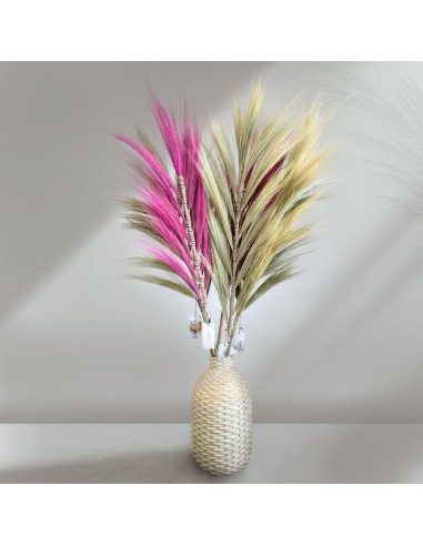 Décoration palme rayung naturelle – Esprit tropical zen