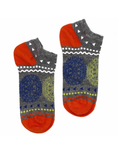 Chaussettes basses en bambou Hop Hare – Fleur de Vie (S/M)