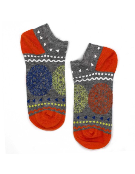 Chaussettes basses en bambou Hop Hare – Fleur de Vie (S/M)