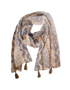 Foulard d’été Nomad Sari – Marbella café & or