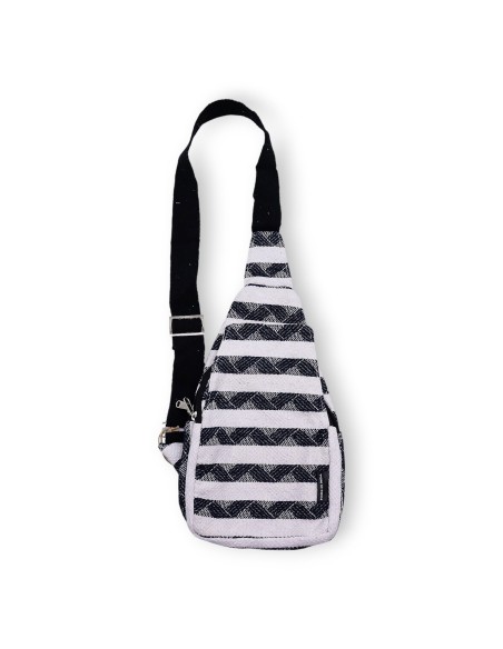 Sac bandoulière jacquard naturel – Atlas Nomad