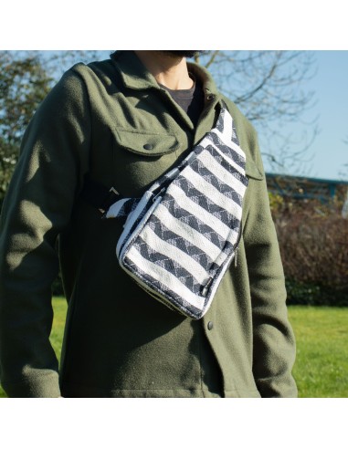 Sac bandoulière jacquard naturel – Atlas Nomad