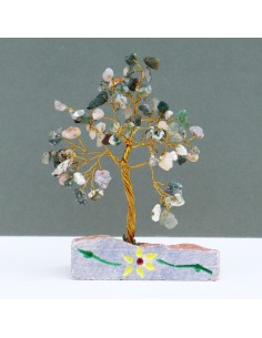 Agate verte décorative – Énergie de croissance
