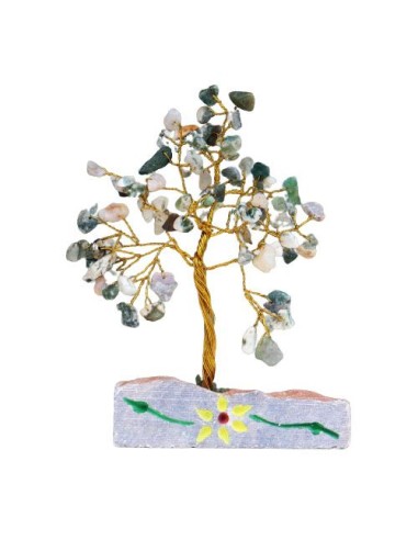 Agate verte décorative – Énergie de croissance