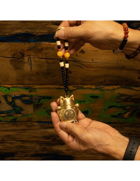 Amulette Feng Shui – Chat de la chance