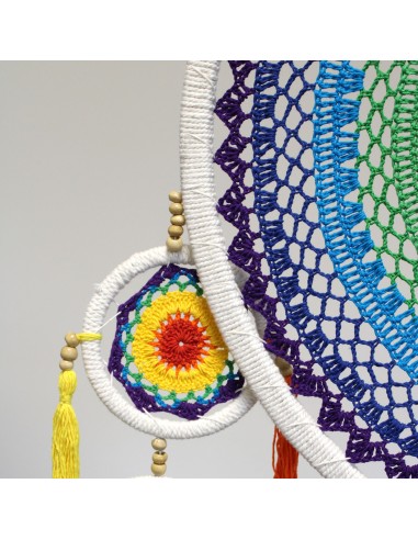 Attrape-rêves extra-grand multicolore – Énergie vibrante