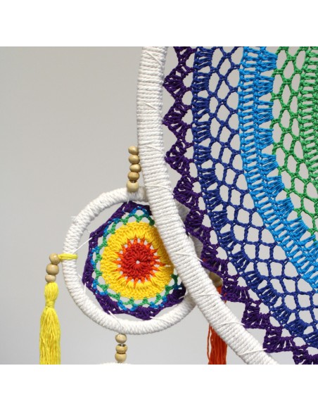 Attrape-rêves extra-grand multicolore – Énergie vibrante
