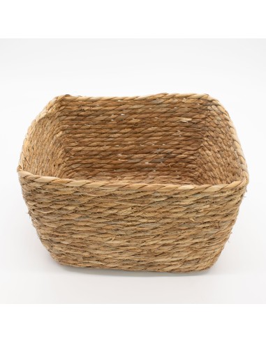 Paniers carrés en herbe marine – Nature & rangement zen