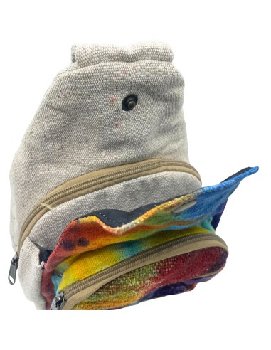 Sac bandoulière en chanvre tie?dye