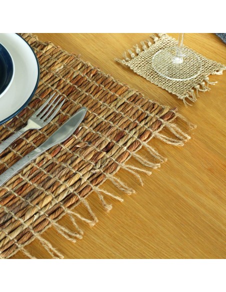 Set de table en jacinthe d’eau naturelle – Authentique & zen