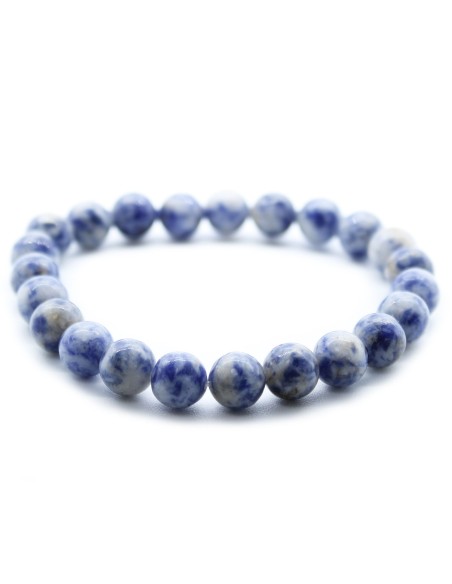 Bracelet énergétique en sodalite – Communication apaisée