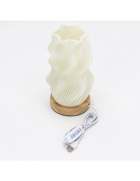 Lampe décorative moderne étoile torsadée – Lumière zen